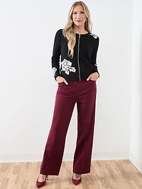 Short Length Zip-Front Sweater