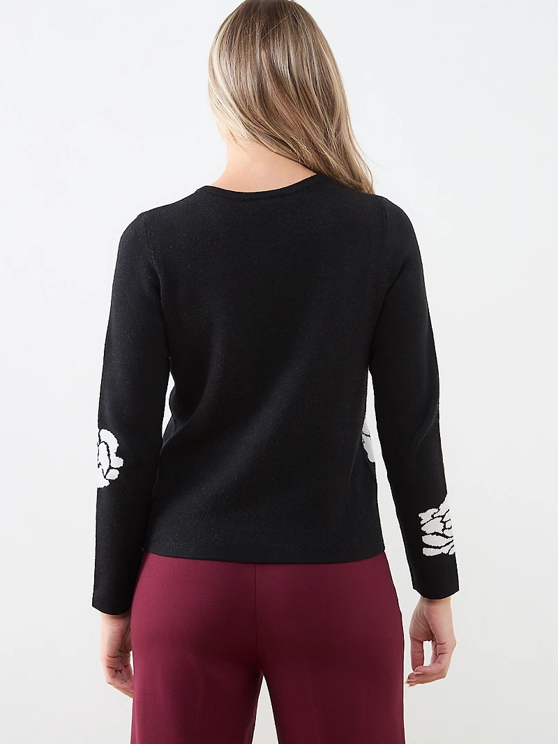 Short Length Zip-Front Sweater