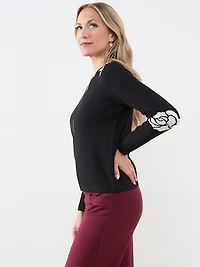 Short Length Zip-Front Sweater