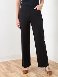 Tonia Ponte Wide Leg Pant