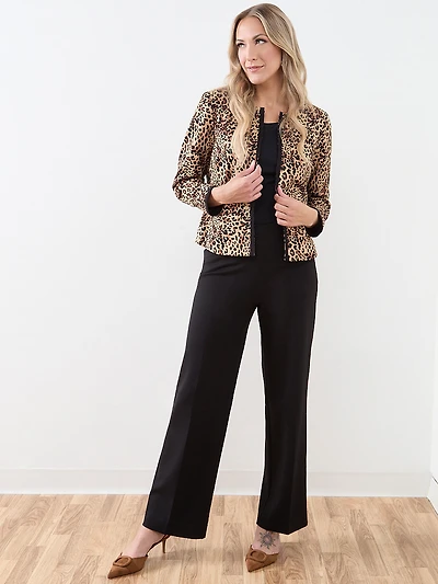 Tonia Ponte Wide Leg Pant