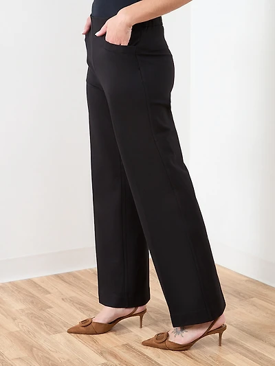 Tonia Ponte Wide Leg Pant