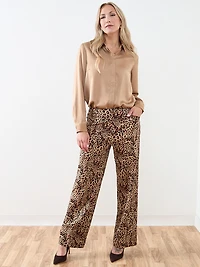 Tonia Ponte Wide Leg Pants
