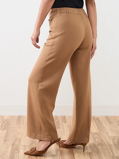 Tonia Ponte Wide-Leg Pant