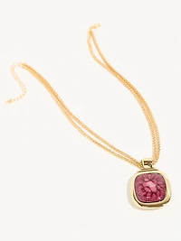 Reversible Pendant Necklace