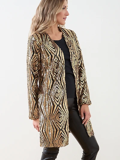 Art Deco Sequin Topper