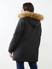 Black Vegan Down Parka