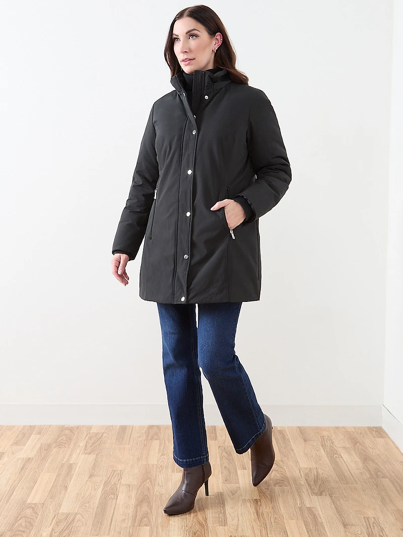 Black Vegan Down Parka
