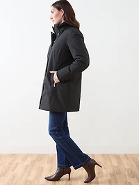 Black Vegan Down Parka