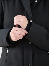 Black Vegan Down Parka