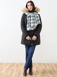 Black Vegan Down Parka