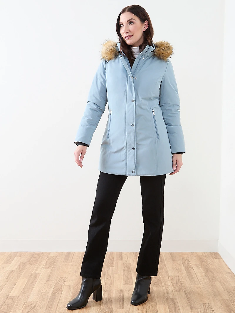 Blue Frost Vegan Down Parka