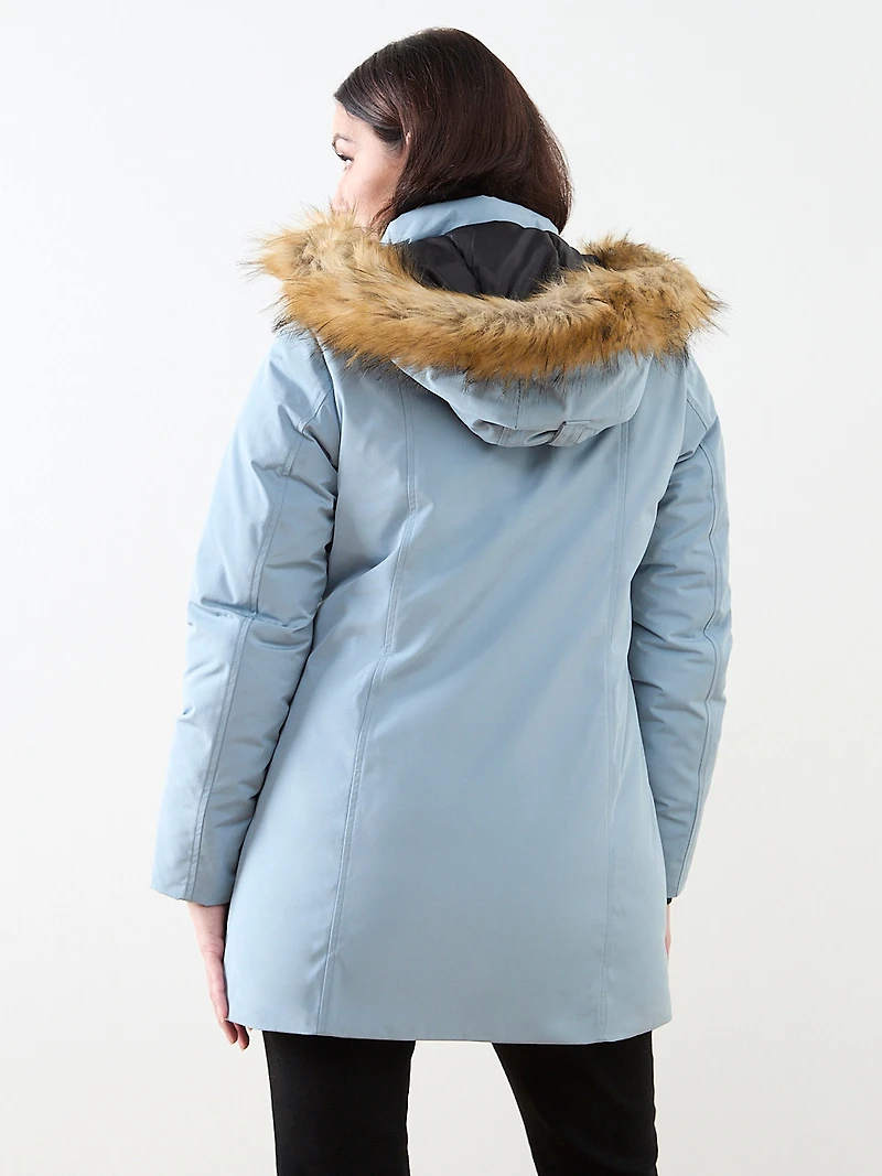 Blue Frost Vegan Down Parka