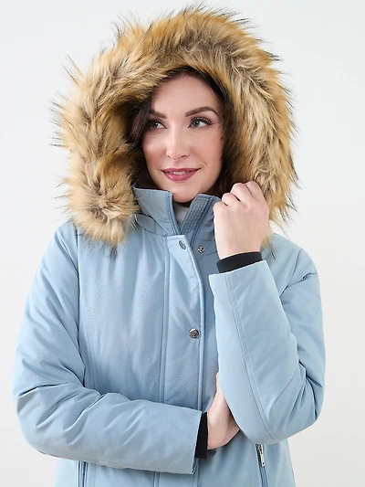 Blue Frost Vegan Down Parka
