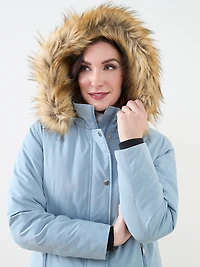 Blue Frost Vegan Down Parka