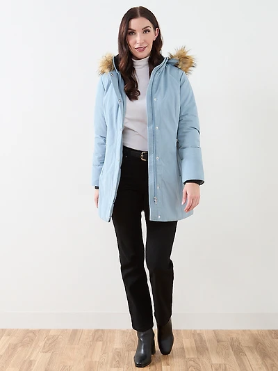 Blue Frost Vegan Down Parka