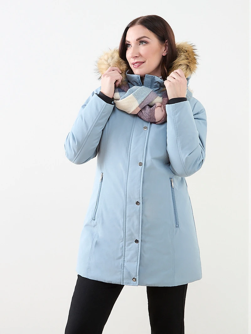 Blue Frost Vegan Down Parka