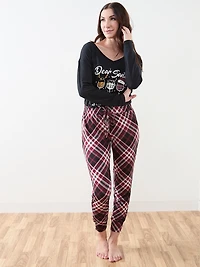 Dear Santa Screen Print PJ Set