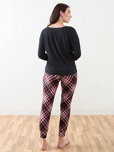 Dear Santa Screen Print PJ Set