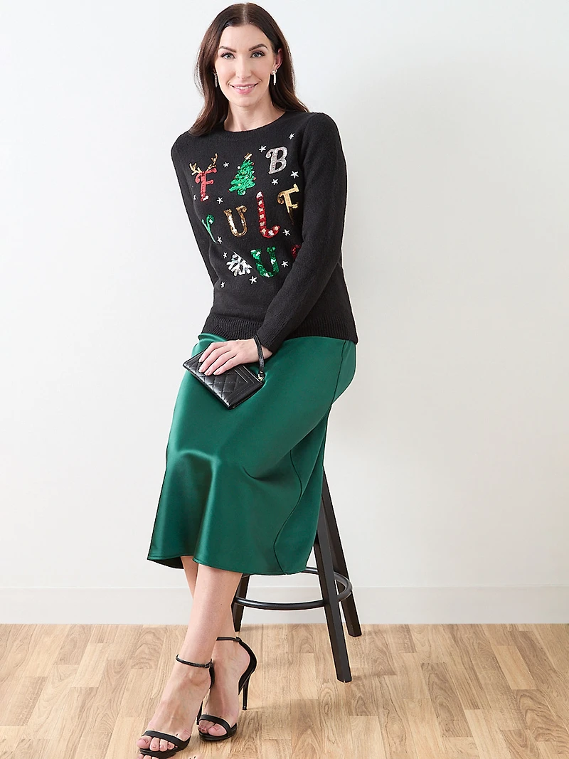 Fab-Yule-Ous Holiday Crew Neck Sweater