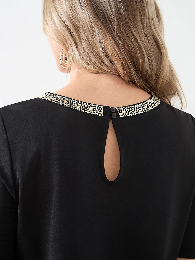 Gem Embellished Top