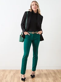 Long Sleeve Stretch Jersey Turtleneck