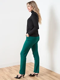 Long Sleeve Stretch Jersey Turtleneck