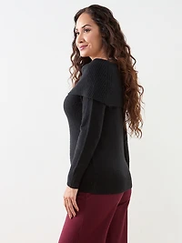Petite Marilyn Neck Sweater