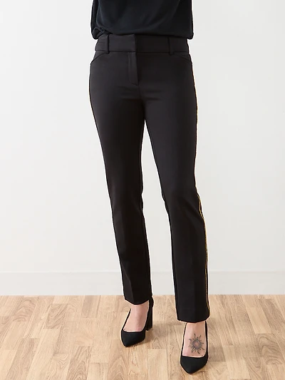 Quinn Side Trim Ponte Pant