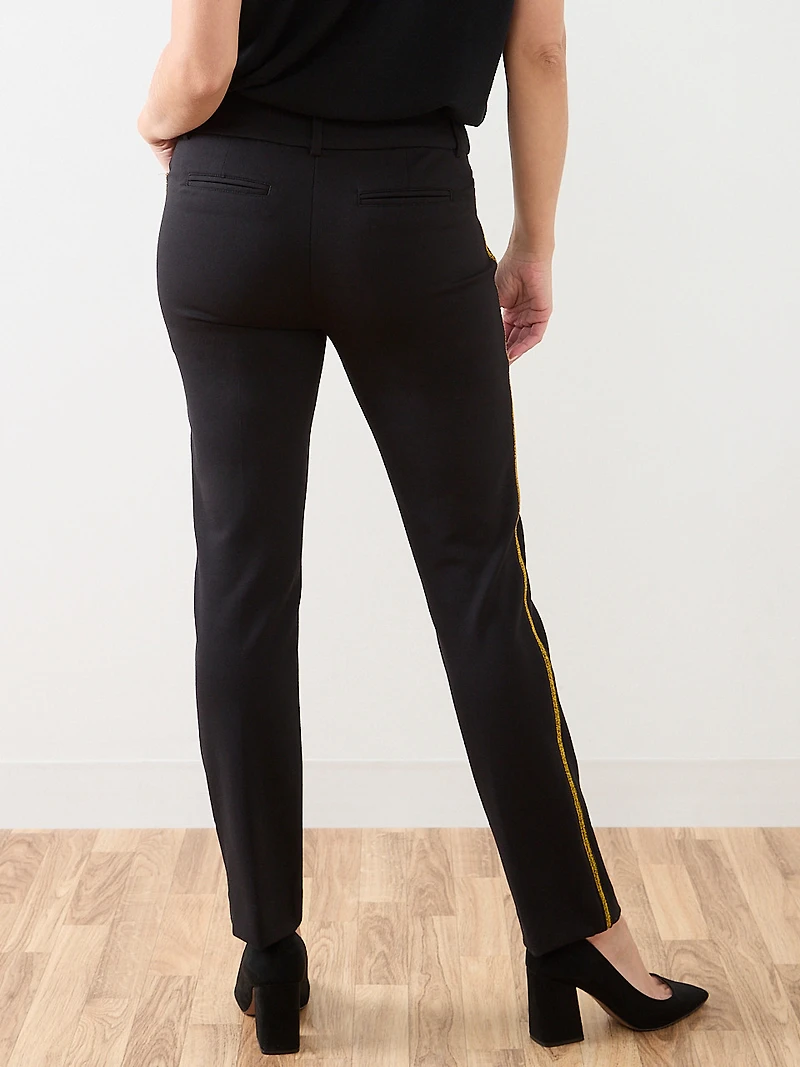 Quinn Side Trim Ponte Pant