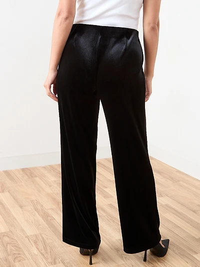Trisha Black Velvet Pant