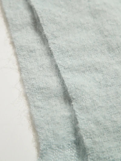 Blue Frost Boucle Scarf