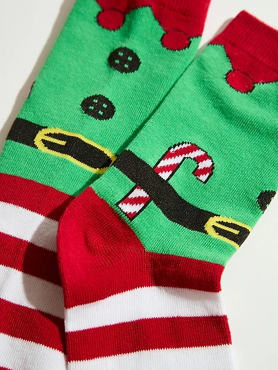 Elf Crew Socks