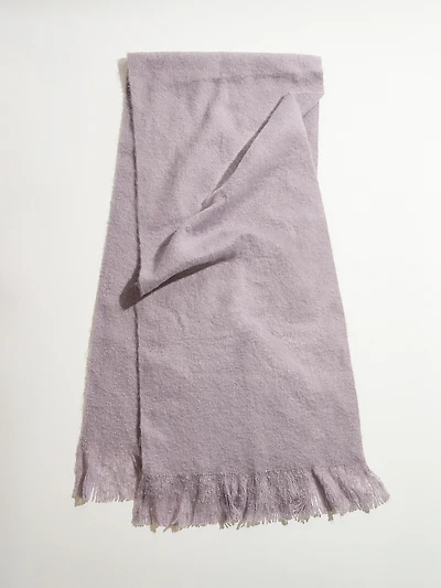Lavender Boucle Scarf