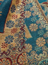 Lurex Blue Pashmina Scarf