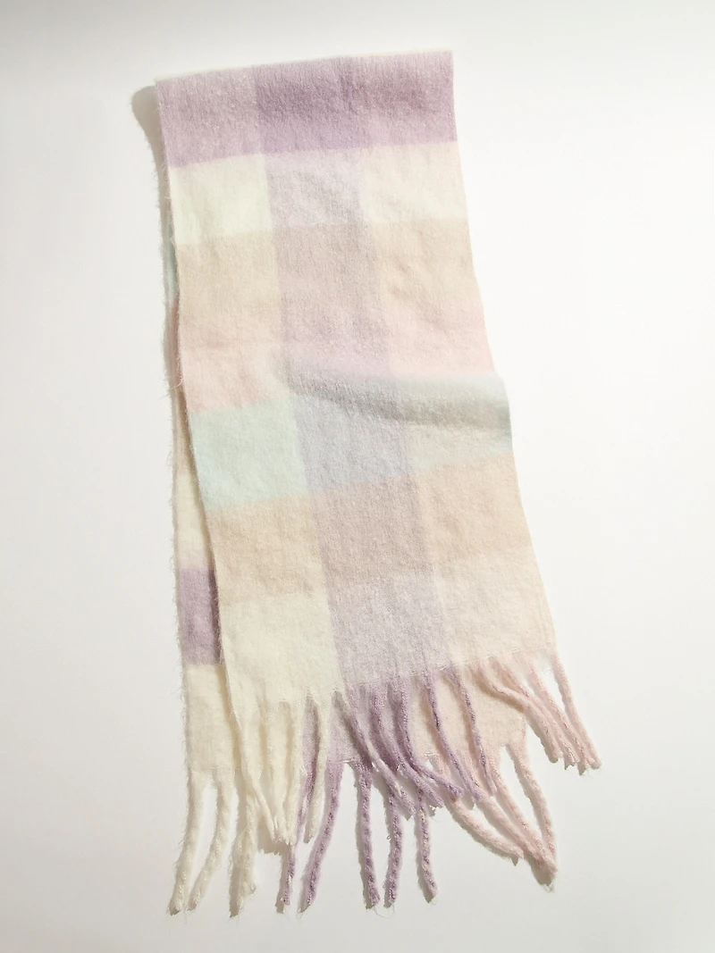 Pastel Plaid Scarf