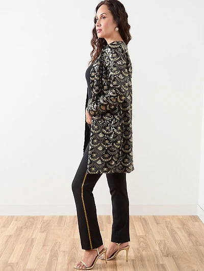 Art-Deco Sequin Topper