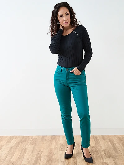 Lilly Peacock Coloured Denim