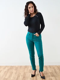 Lilly Peacock Coloured Denim