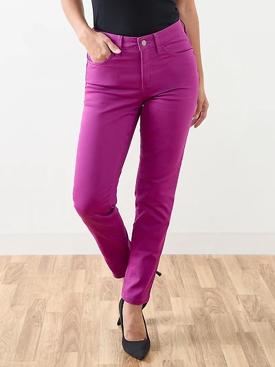 Lilly Plumberry Coloured Denim