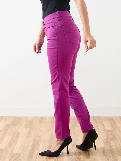 Lilly Plumberry Coloured Denim