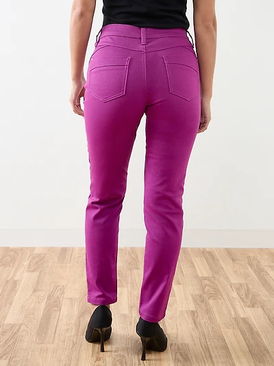 Lilly Plumberry Coloured Denim