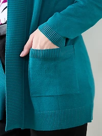 Long Sleeve Knit Pocket Cardigan