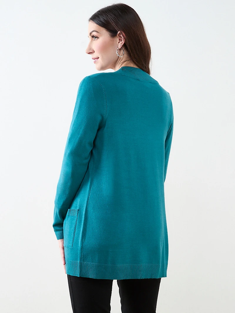 Long Sleeve Knit Pocket Cardigan