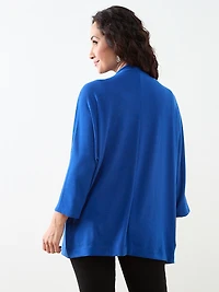 Petite Cobalt Lightweight Knit Cardigan