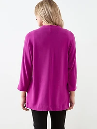 Plumberry Lightweight Knit Cardigan