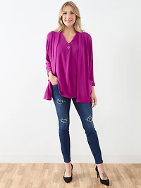 Plumberry Lightweight Knit Cardigan