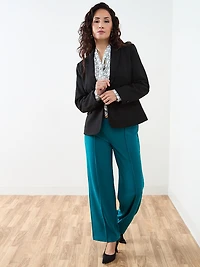 Scuba Crepe Long Sleeve Blazer