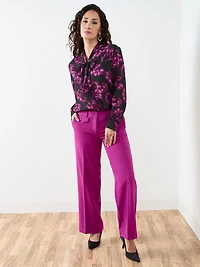 Hannah Plumberry Wide Leg Trouser