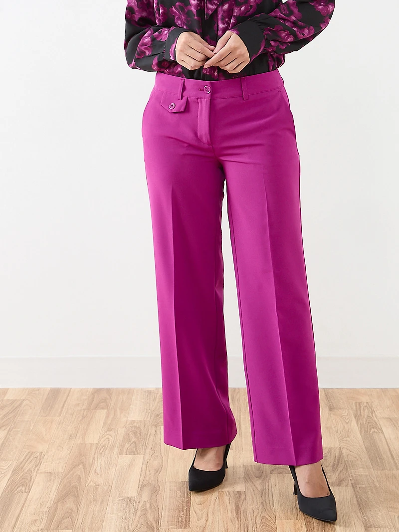 Hannah Plumberry Wide Leg Trouser